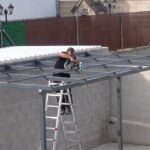 instalacion de pergolas de aluminio